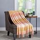 Timberlake Lavish Home Woven Faux Cashmere Feel Throw in Desert Blush Plaid, , large