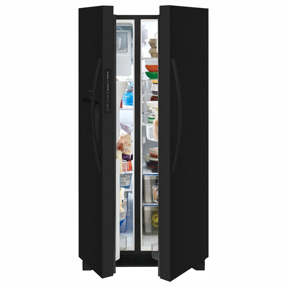Frigidaire 33&quot; Side-by-Side Refrigerator in Black, , large