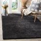 Safavieh Sheep Shag SSG120C 4" x 6" Charcoal Area Rug, , large