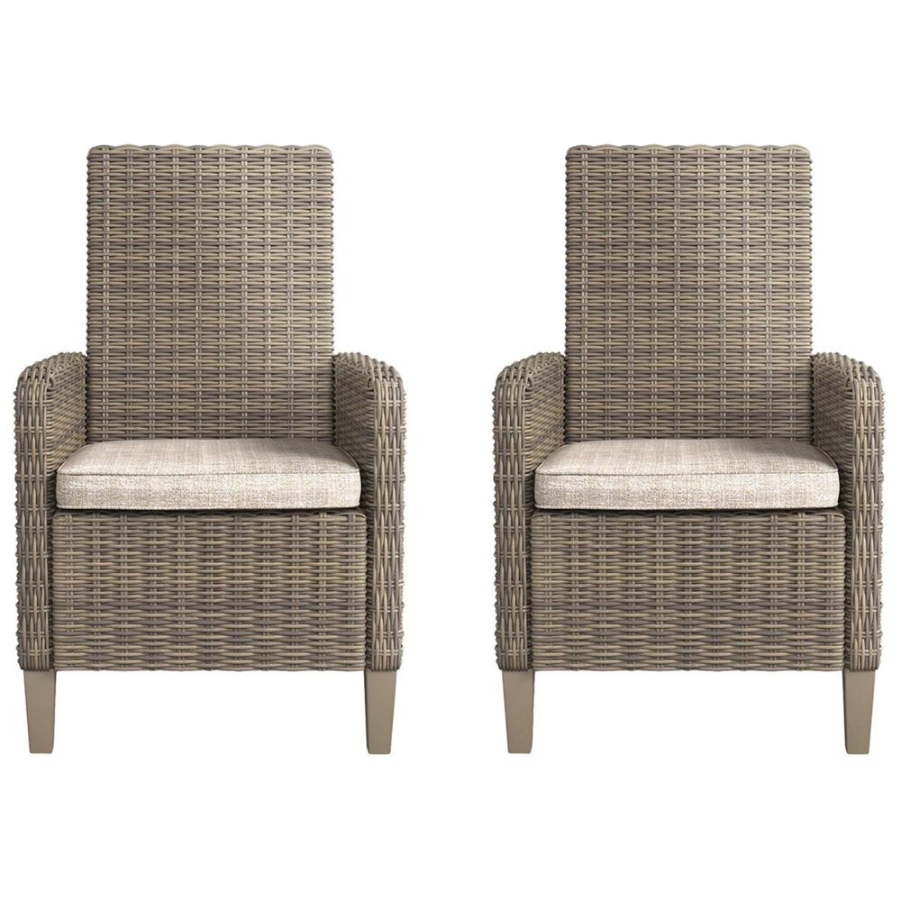 Firefly Beachcroft Arm Chair in Beige - Set of 2, , large