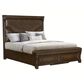 Sasha Lee Grand Teton 3 Piece King Storage Bedroom Set in Warm Brown Oak, , large