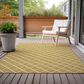 Dalyn Rug Company York 10" x 14" Gold Indoor/Outdoor Area Rug, , large