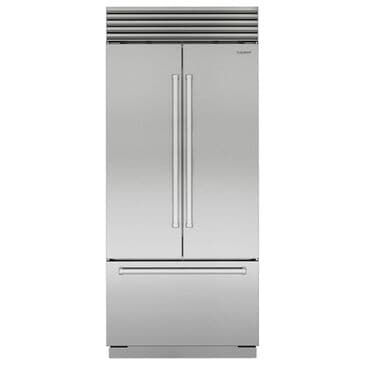 Sub-Zero 20.5 Cu. Ft. Classic 3-Door French Door Refrigerator with Pro Handle in Stainless Steel, , large