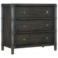 Hooker Furniture Retreat 3-Drawer Nightstand in Black Sand, , large