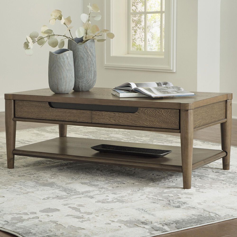 Signature Design by Ashley Roanhowe Coffee Table in Brown, , large