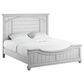 Golden Wave Furniture New Haven King Panel Bed in Oyster Shell, , large