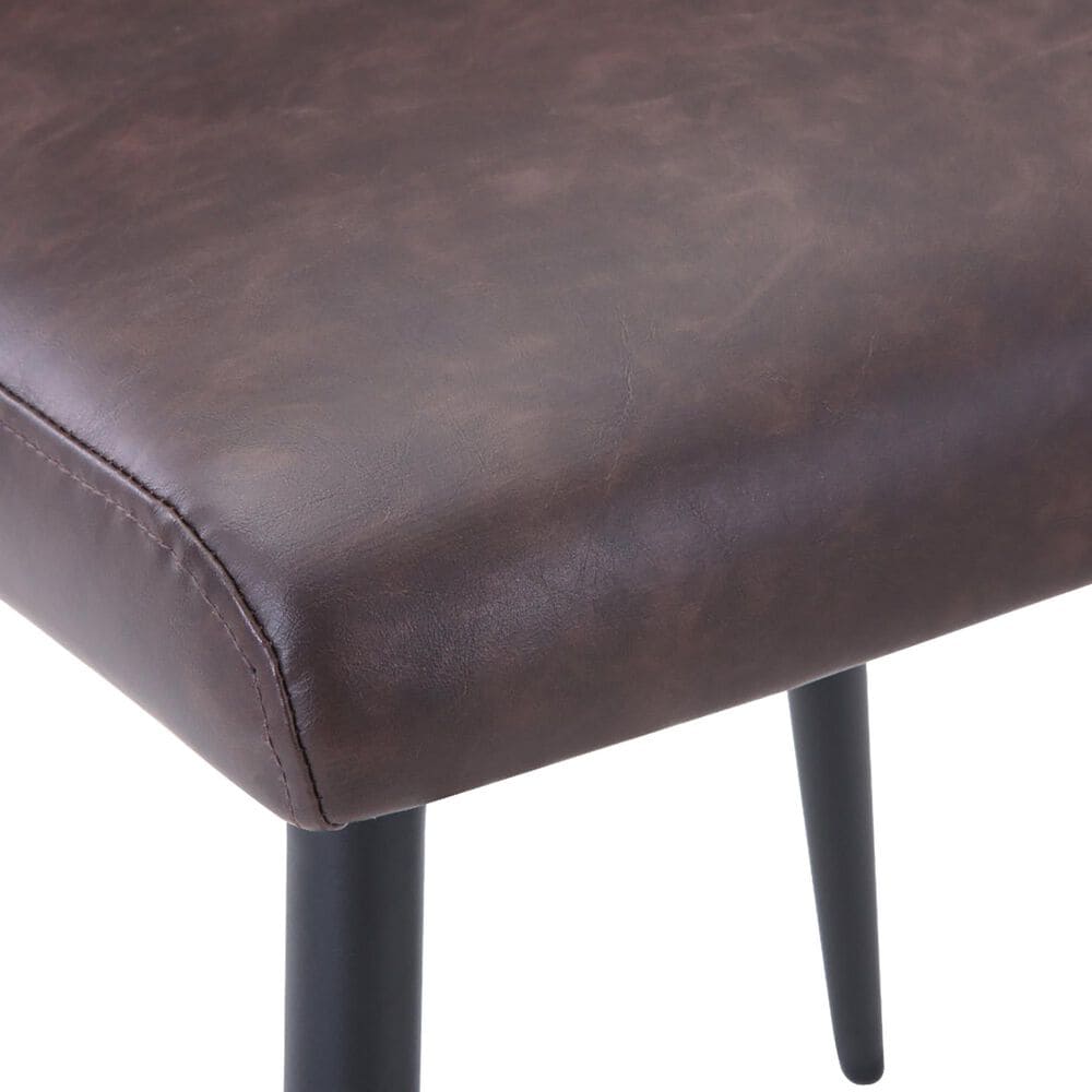 Waltham Maddox Side Chair with Dark Brown Cushion, , large