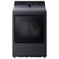 LG 7.3 Cu. Ft. Rear Control Electric Dryer with LG EasyLoad Door and AI Sensing in Matte Black, , large
