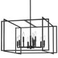 Golden Lighting Tribeca 9-Light Chandelier in Matte Black, , large