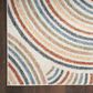 Nourison Astra Machine Washable 2"2" x 4" Ivory and Multicolor Area Rug, , large