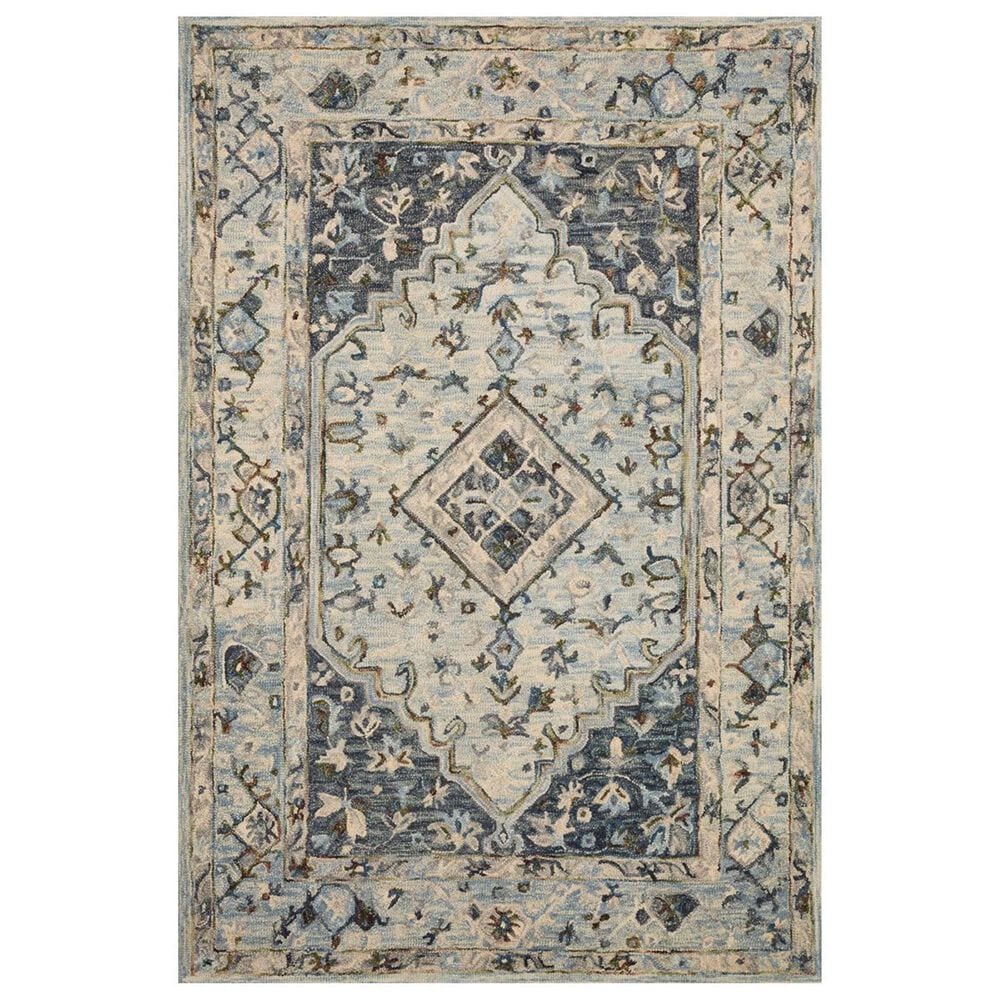 Loloi II Beatty BEA-01 3&#39;6&quot; x 5&#39;6&quot; Light Blue and Blue Area Rug, , large