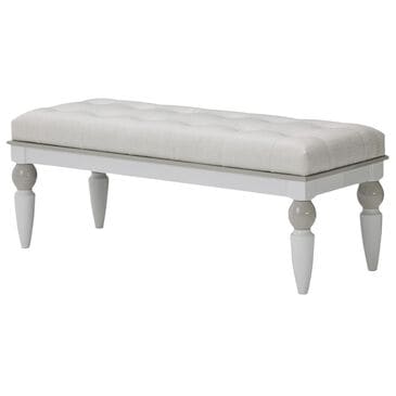 Vista Haus Sky Tower Bedside Bench in White Cloud, , large
