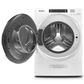 Whirlpool 5.0 Cu. Ft. Front Load Washer and 7.4 Cu. Ft. Electric Dryer Laundry Pair with Pedestals in White, , large