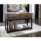 Signature Design by Ashley Johurst Sofa Table in Grayish Brown and Black, , large