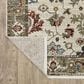 Oriental Weavers Hastings HA03W 3"10" x 5"5" Ivory Area Rug, , large