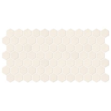 Dal-Tile Keystone Biscuit 2" x 2" Hexagon on 12" x 24" Ceramic Mosaic Sheet, , large