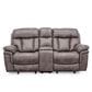 Oxford Furniture Dual Glider Console Reclining Loveseat in Gunmetal Gray, , large