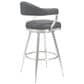 Blue River Justin 30" Swivel Barstool in Stainless Steel, , large