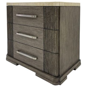 Shannon Hills Sariel 3-Drawer Nightstand with Stone Top in Expresso, , large