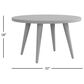 Waltham Prelude Round Cocktail Table in Suede, , large