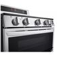 LG 7.3 cu. ft. Smart Electric Double Oven Freestanding Range with ProBake Convection and Air Fry in Stainless Steel, , large