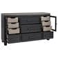 Signature Design by Ashley Foyland 11-Drawer Dresser Only in Black and Brown, , large