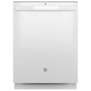 GE Appliances 24" Built-In Bar Handle Dishwasher with 45 dBA Quiet Package in White, , large
