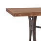 Home Trends & Design Organic Forge 94" Dining Table in Raw Walnut and Antique Zinc, , large