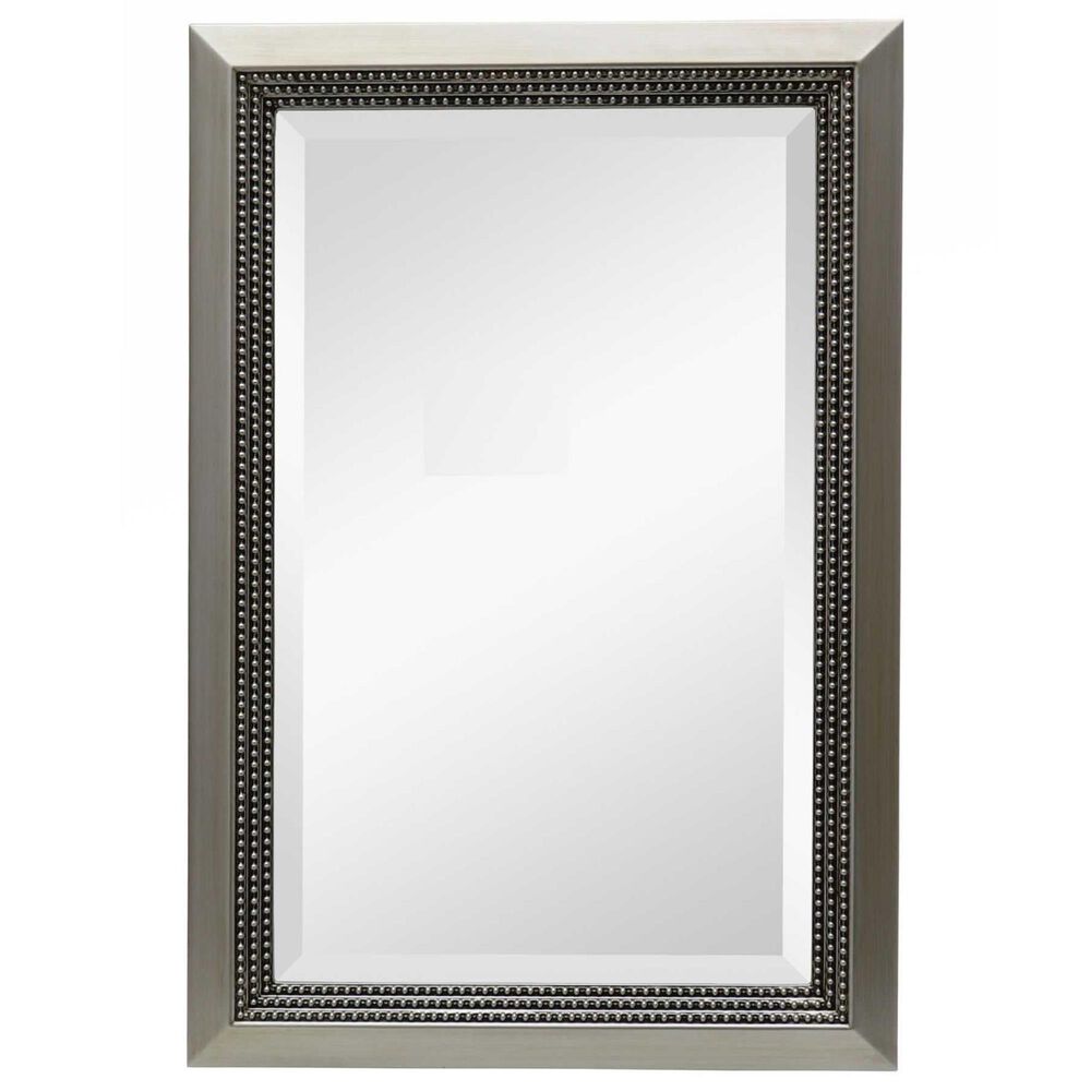 Uttermost Space Beads Vanity Mirror in Warm Silver, , large