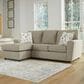 Signature Design by Ashley Renshaw Stationary Sofa Chaise in Pebble, , large