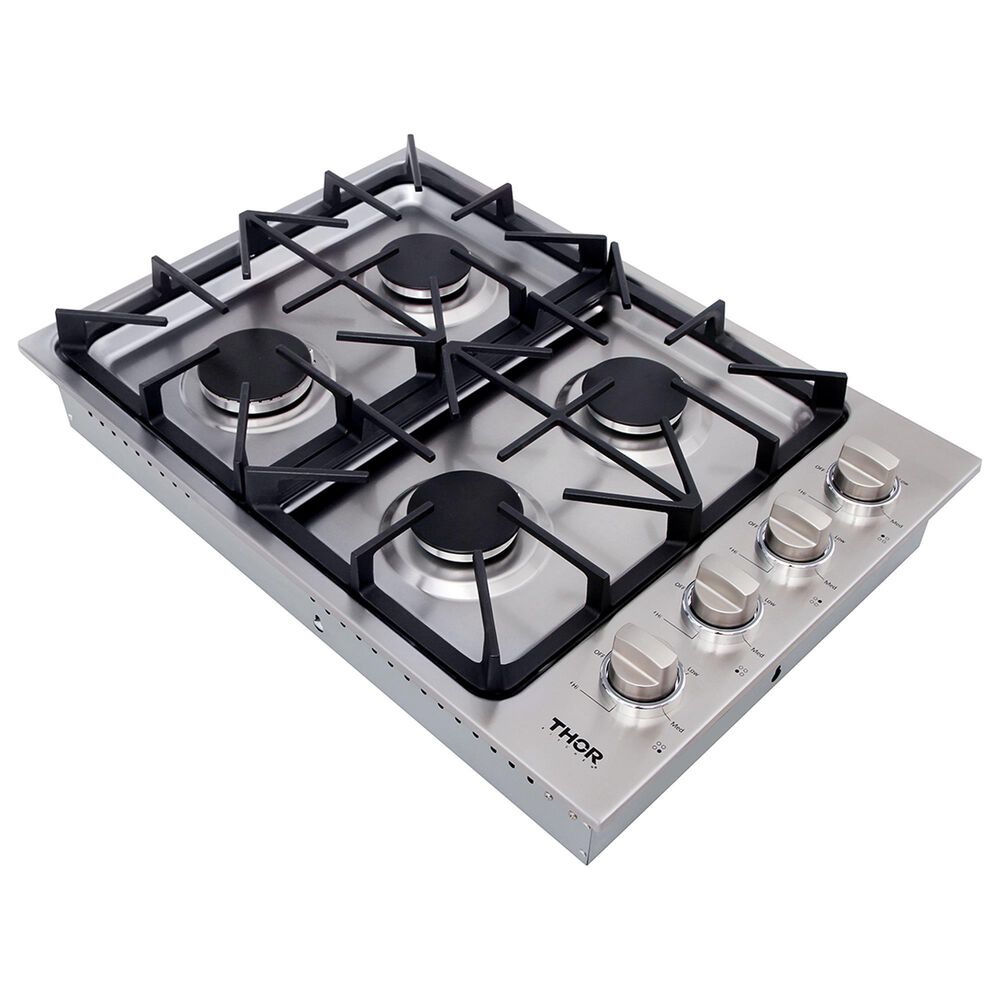 Thor Kitchen 30&quot; Drop-in Gas Cooktop in Stainless Steel, , large