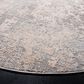 Safavieh Invista 6"7" Round Grey and Cream Area Rug, , large