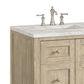 James Martin Breckenridge 30" Single Vanity in Whitewashed Oak with 3 cm Victorian Silver Quartz Top, , large