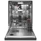 KitchenAid 24" Built-In Pocket Handle Dishwasher with FreeFlex 3rd Rack and Front Control in Black Stainless Steel, , large