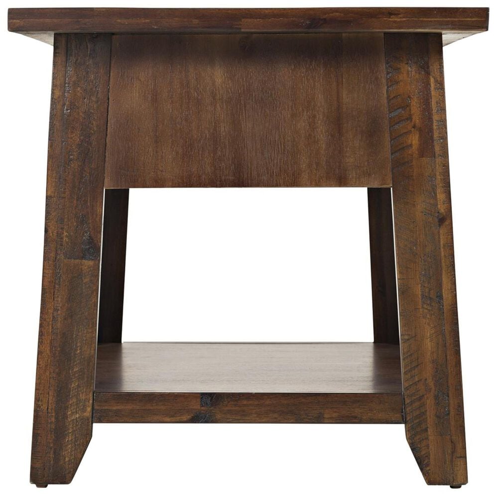 Waltham Painted Canyon End Table in Brown, , large