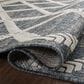 Loloi II Rainier RAI-05 2"2" x 3"9" Denim and Ivory Indoor/Outdoor Area Performance Rug, , large