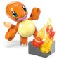 Mattel Pokemon Action Figure Building Toys, Charmander"s Fire-Type Spin with 81 Pieces, 1 Buildable Character and Turn Motion, for Kids, , large