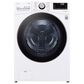 LG 4.5 Cu. Ft. Front Load Washer and 7.4 Cu. Ft. Electric Dryer Laundry Pair with Pedestal Storage Drawers in White, , large