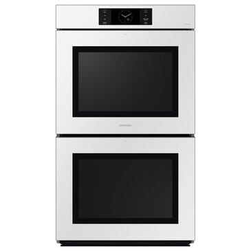 Samsung Bespoke 30" Double Electric Wall Oven with Convection in White Glass, , large