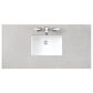 James Martin Brittany 48" Single Bathroom Vanity in Bright White with 3 cm Eternal Serena Quartz Top and Rectangle Sink, , large