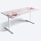 Arozzi Arena Special Edition Sakura Gaming Desk in White, , large