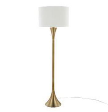 Grandview Gallery Lenuxe 65" Metal Floor Lamp in Gold, , large
