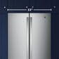 GE Appliances 24.7 Cu. Ft. French-Door Refrigerator with Internal Water Dispenser in Fingerprint Resistant Stainless Steel, , large
