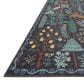 Rifle Paper Co. Menagerie MEN-02 2"6" x 7"6" Black Runner, , large