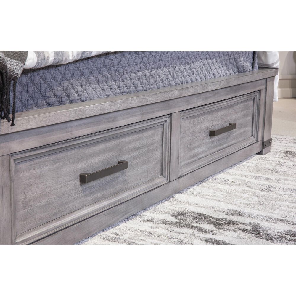 Signature Design by Ashley Russelyn 4 Piece King Bedroom Set in Gray, , large