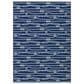 Dalyn Rug Company Harbor Contemporary 10" x 14" Navy Indoor/Outdoor Area Rug, , large