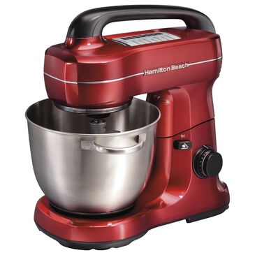 Hamilton Beach Eclectrics All-Metal Stand Mixer - Carmine Red - 63232