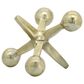 Sagebrook Home 5" Jacks Sculpture in Gold, , large