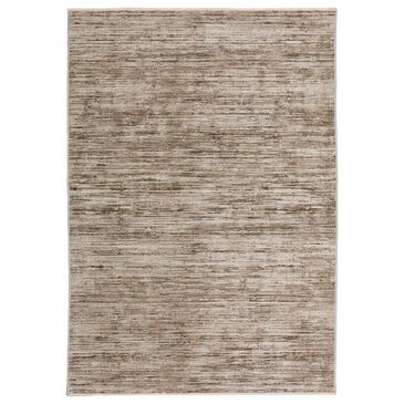 Dalyn Rug Company Denizi Striped 3"3" x 5"3" Mocha Area Rug, , large