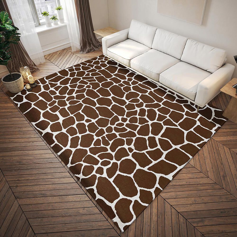 Dalyn Rug Company Mali ML4 8&#39; x 10&#39; Chocolate Indoor/Outdoor Area Performance Rug, , large